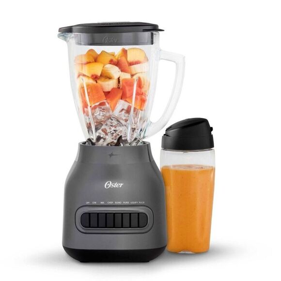 Oster -  Easy-to-Clean Blender with Dishwasher-Safe G Gray - Picture 1 of 4